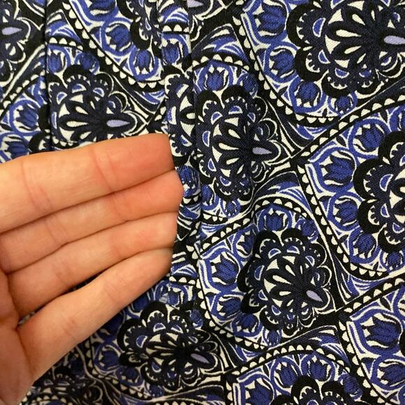 Charter Club Pant Shop Cambridge Slim Pull on Stretch Damask Print Sz 12 floral - Picture 7 of 10